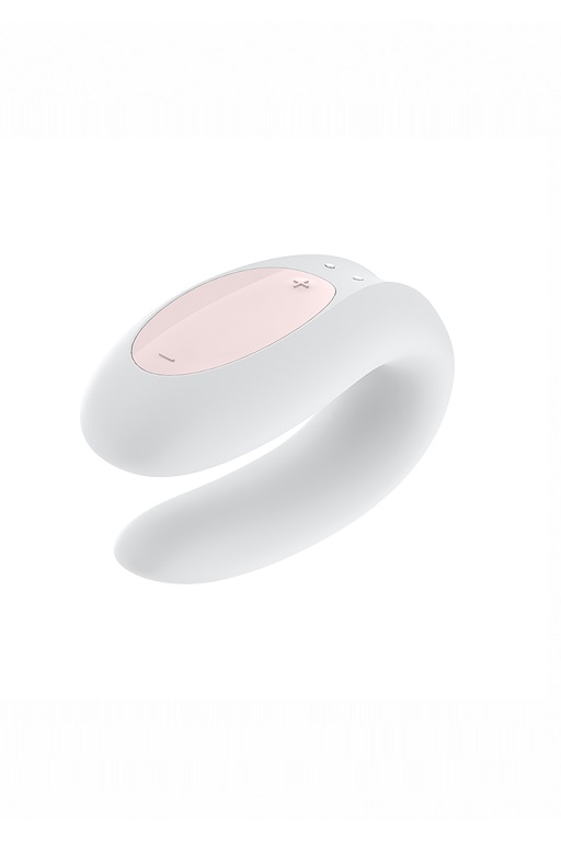 парный вибратор satisfyer double joy с возможностью управления через приложение (белый) в Воронеже