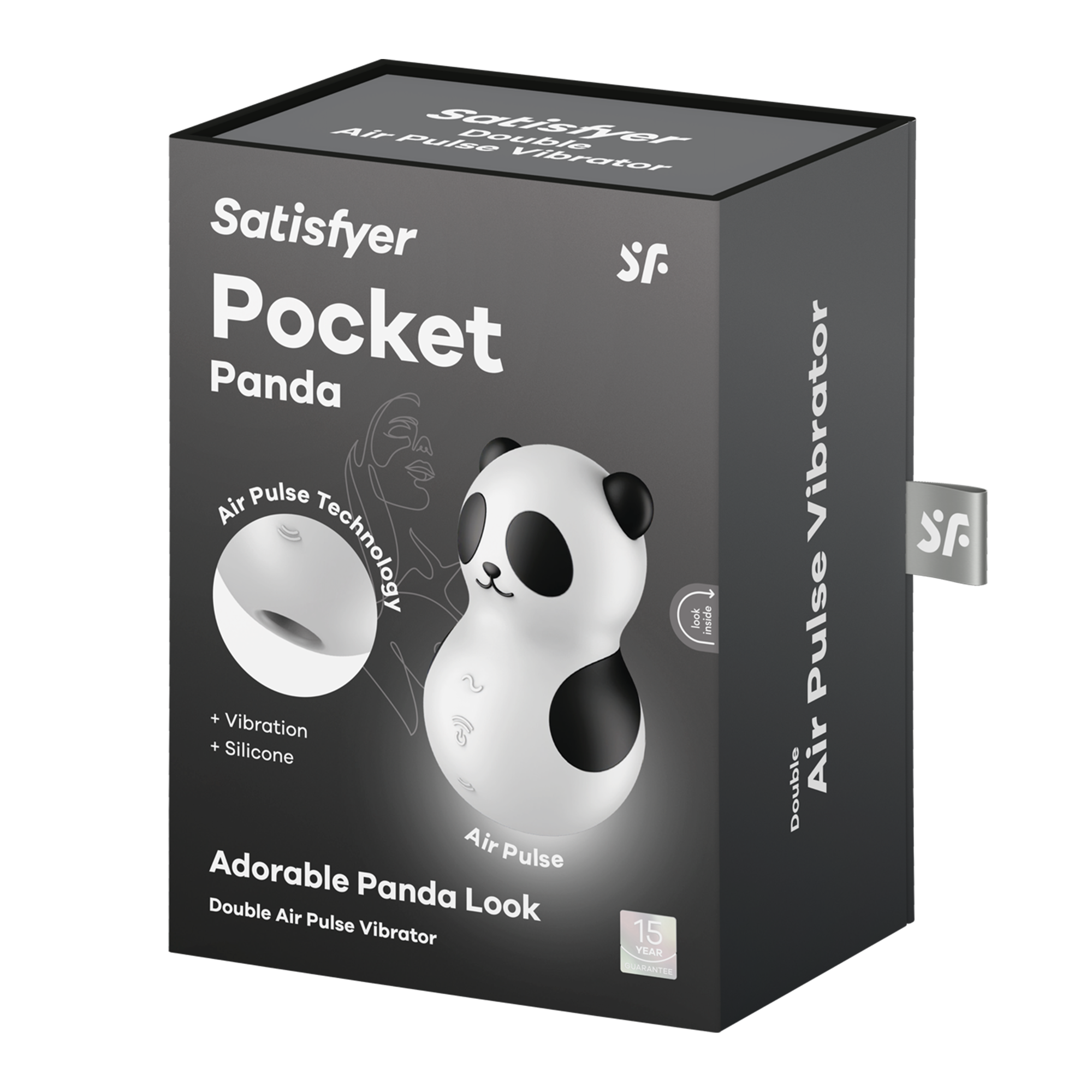 Вакуумный массажер Satisfyer Pocket Panda 065878SA