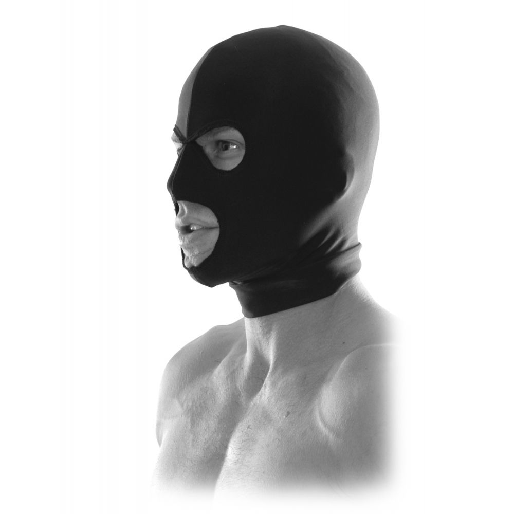 маска из спандекса pipedream spandex hood, черная в Воронеже