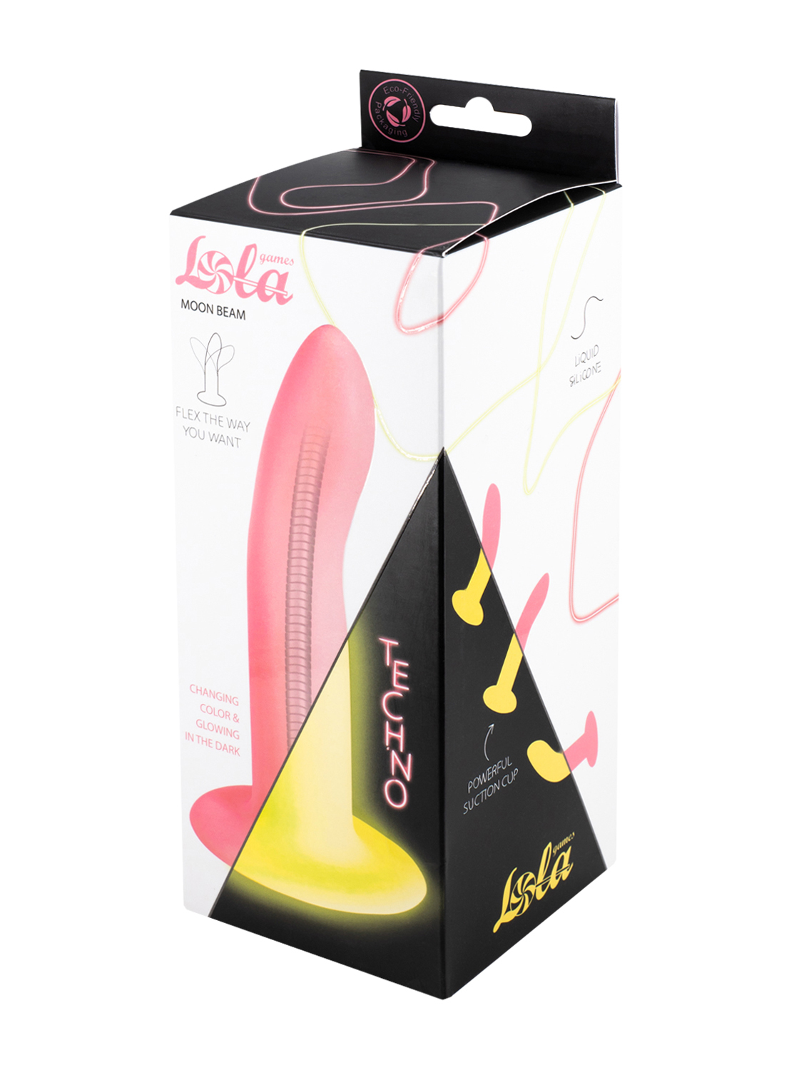 Гнущийся нереалистичный дилдо Techno Moon Beam 5013-01lola