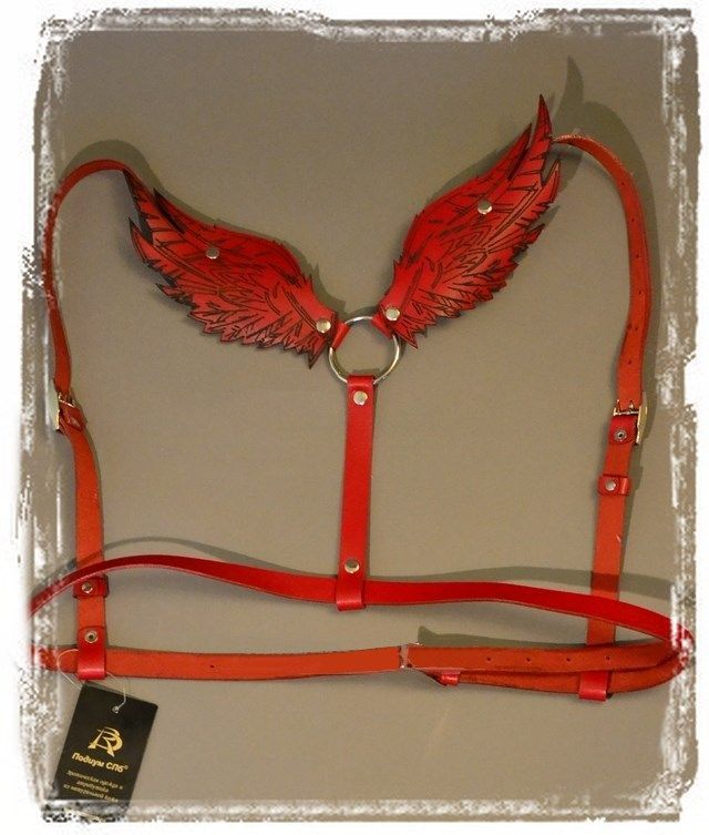Эротическое бондажный комплект подиум крылья, красный в Воронеже