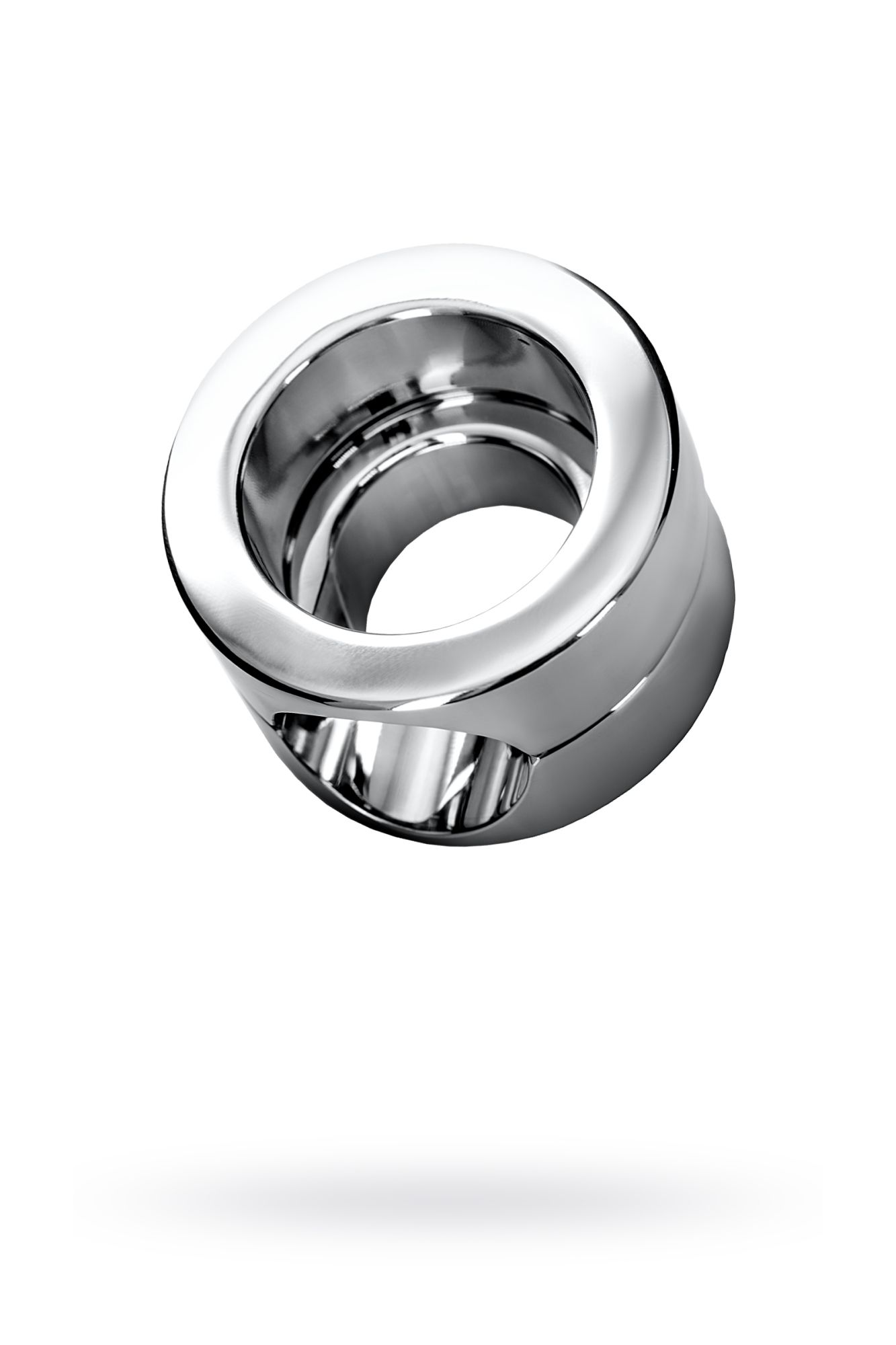 Утяжелитель на пенис и мошонку TOYFA Metal, серебряный