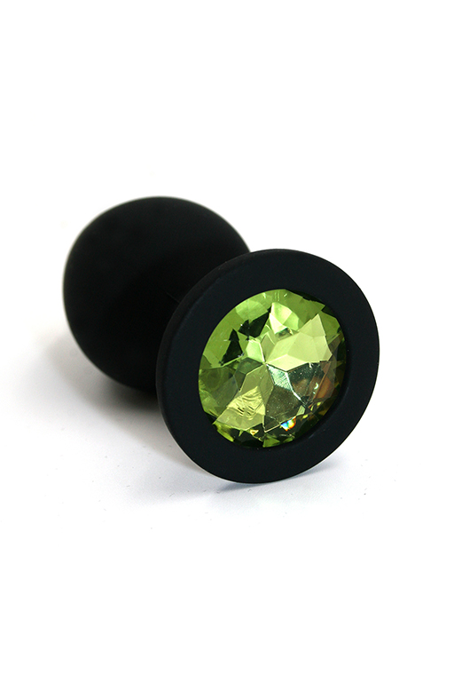 Анальная пробка из силикона light green