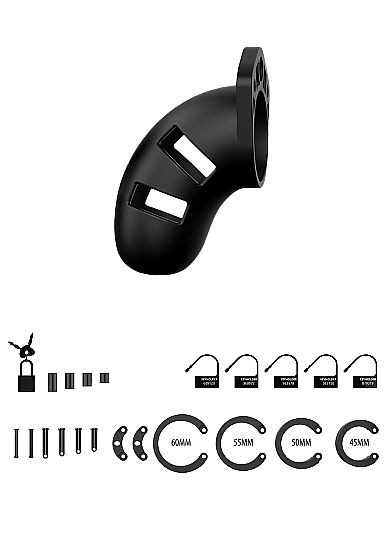 мужской пояс верности silicone cock cage model 20 - chastity - 3.5" в Воронеже