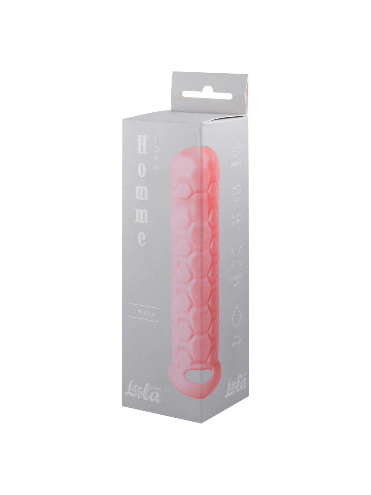 фаллоудлинитель homme long pink для 9-12 см 7008-02lola в Воронеже
