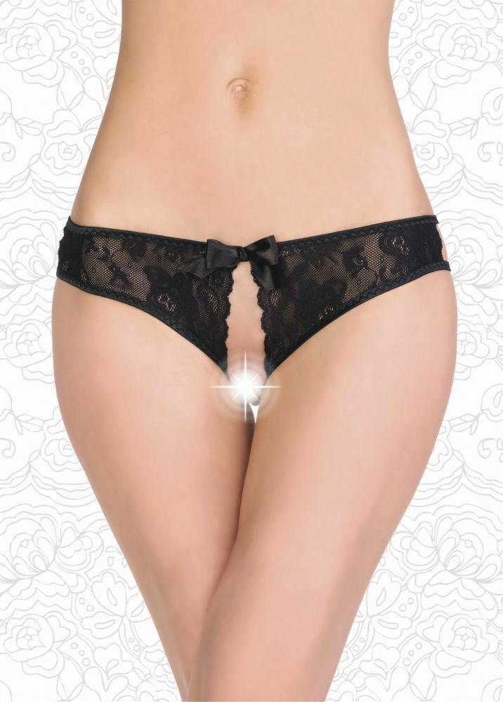 Стринги контактные FlirtOn 2709 черные