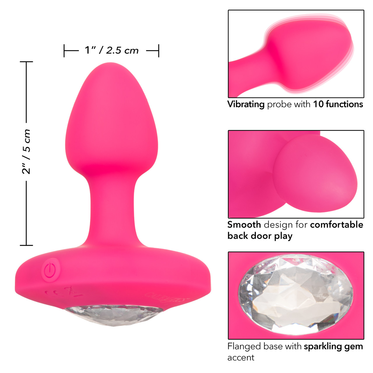 перезаряжаемая анальная вибропробка cheeky gems small rechargeable vibrating probe в Воронеже