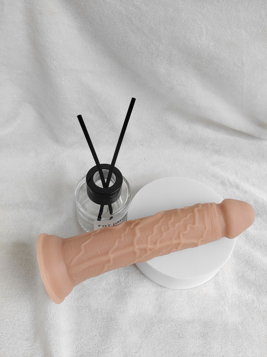 фаллоимитатор на присоске без мошонки, 8 дюймов, телесный в Воронеже