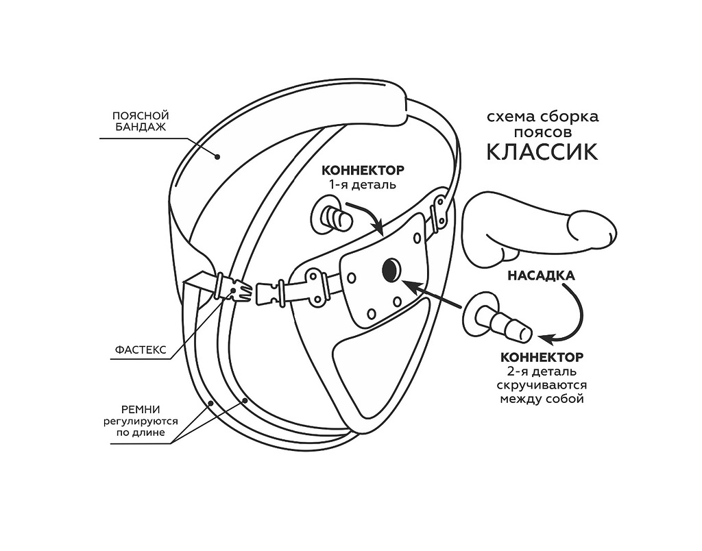 насадка для страпона unicock 8"d  081503ru в Воронеже