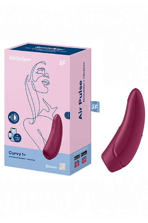 вакуумный массажер с вибрацией satisfyer curvy 1 plus rose red 001821sa в Воронеже