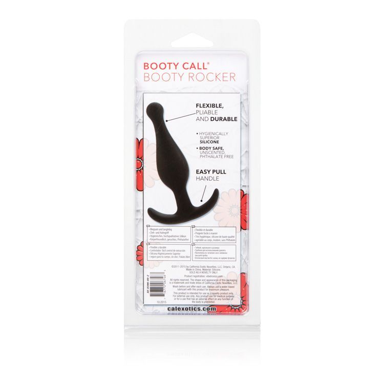 анальная пробка california exotic novelties booty call booty rocker, черная в Воронеже
