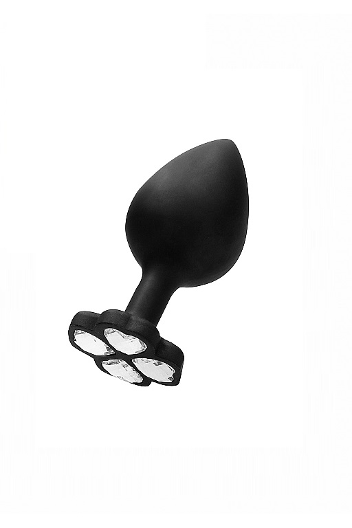 анальная пробка с кристаллом regular lucky diamond butt plug в Воронеже