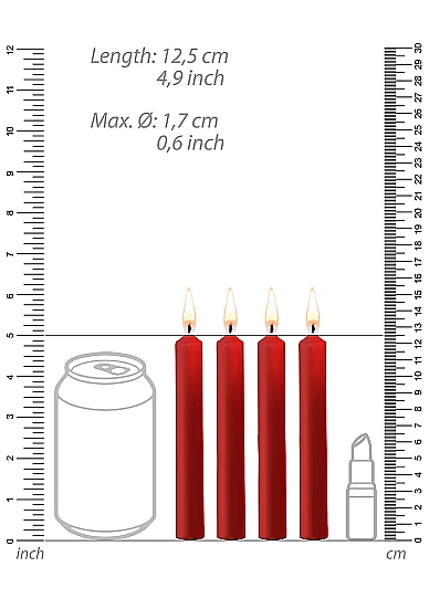набор восковых bdsm-свечей teasing wax candles в Воронеже