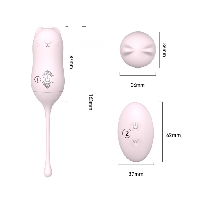 вибромассажёр miaou на ду, розовый в Воронеже