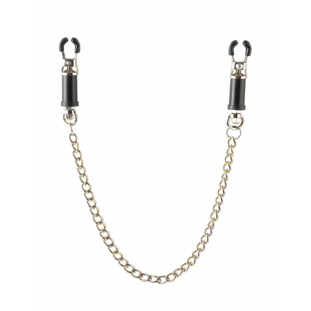 Зажимы на соски Pipedream Nipple Barrel Clamps, с цепочкой