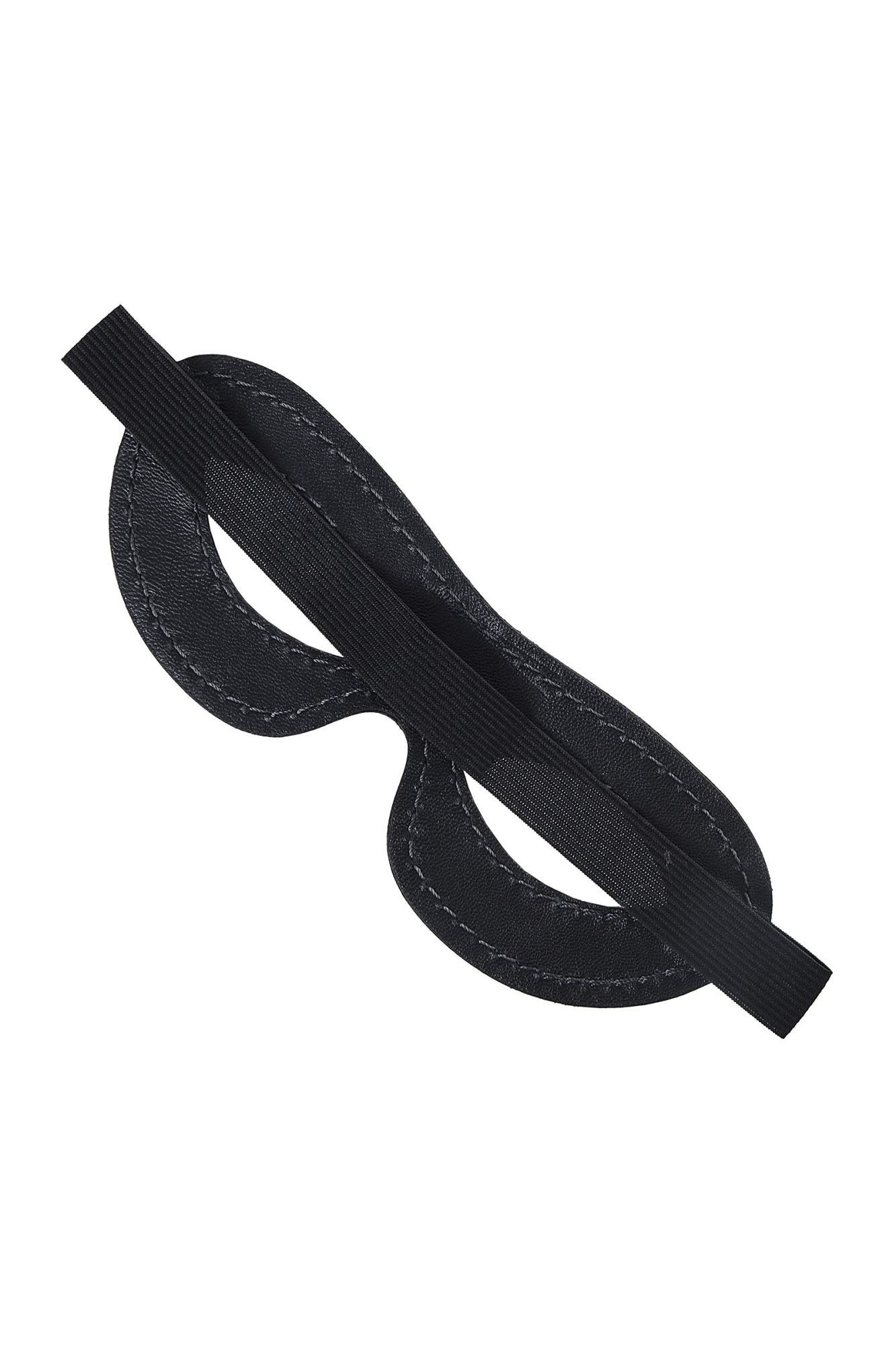 маска pecado bdsm, открытая овальная, натуральная кожа, черная в Воронеже