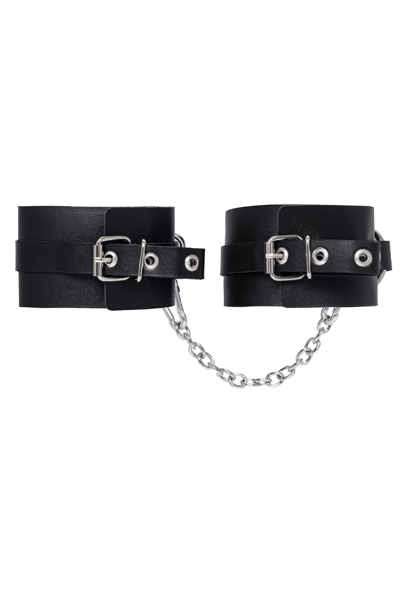 оковы pecado bdsm, из толстой кожи с люверсами, натуральная кожа, чёрные в Воронеже