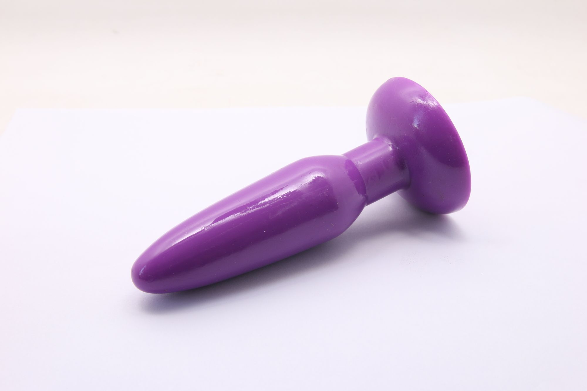 анальная пробка с присоской 3,7 см purple bi-017001r в Воронеже