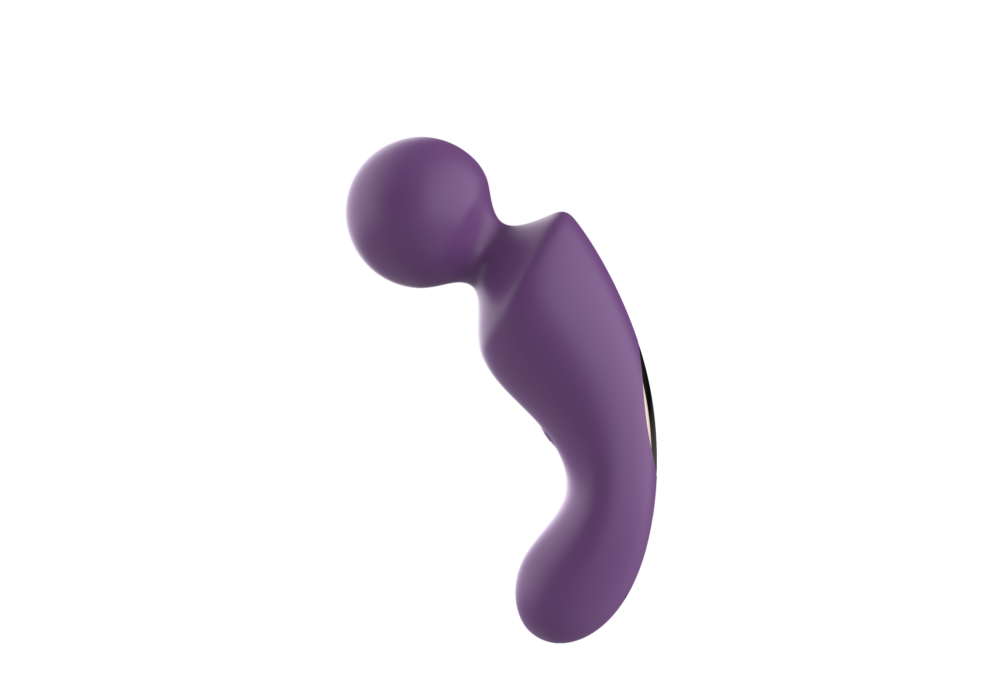 вибратор- вонд с изогнутым корпусом secwell sw24125-purple в Воронеже