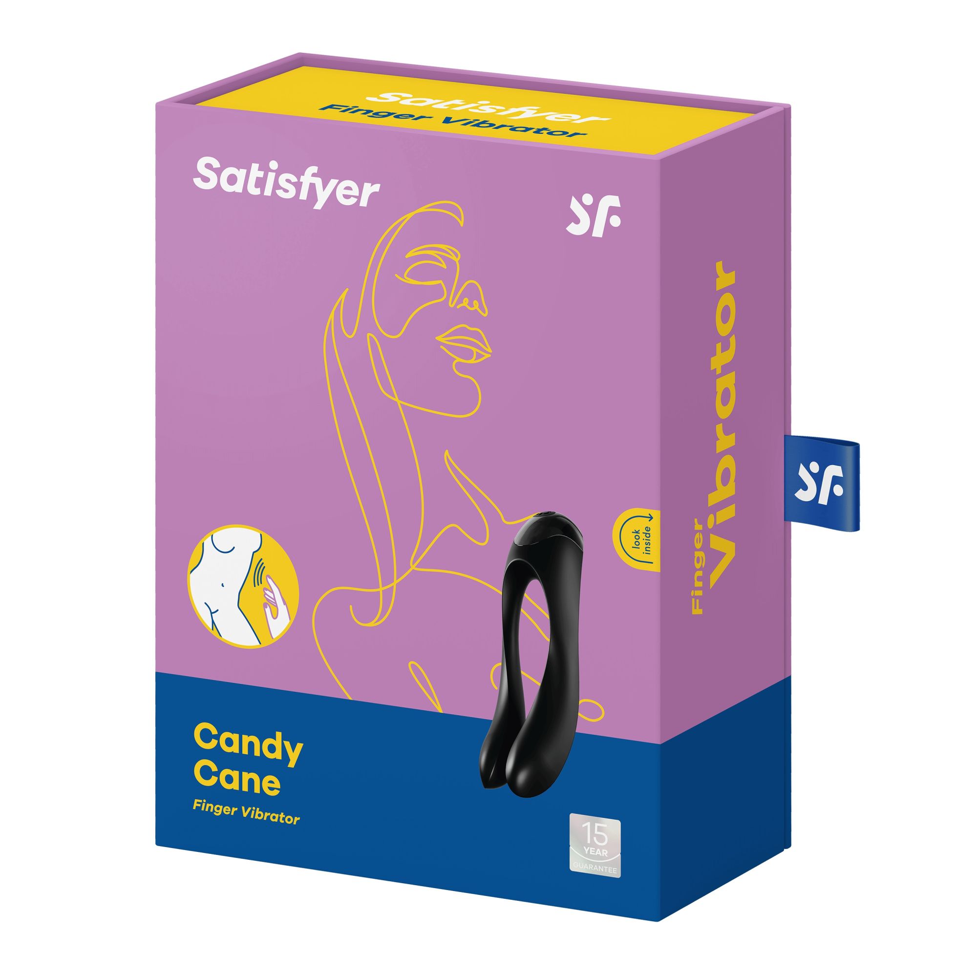 универсальный пальчиковый вибратор satisfyer candy cane black 004136sa в Воронеже