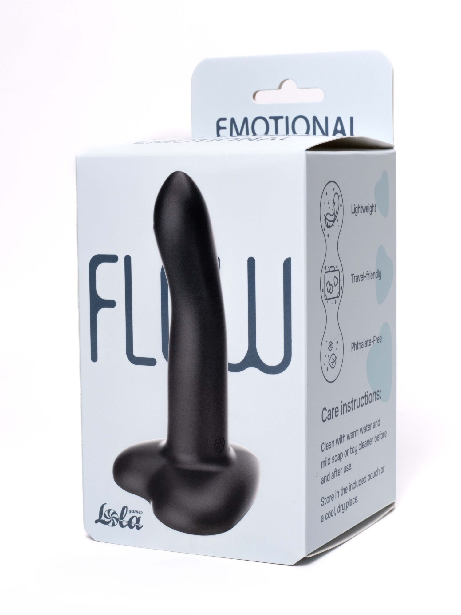 нереалистичный дилдо emotional black 2045-04lola в Воронеже