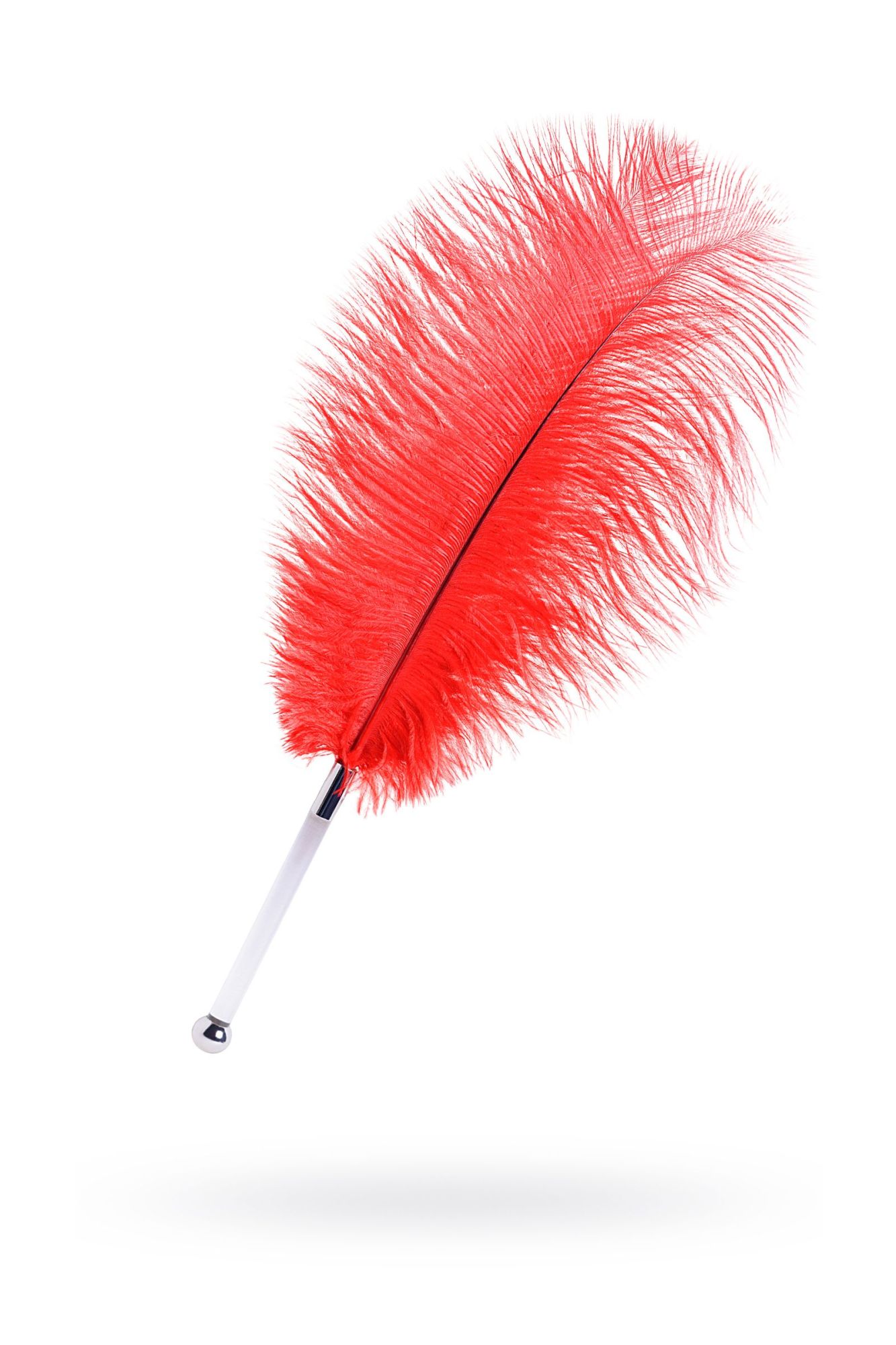 перо toyfa theatre, страусиное, красный, 40 см в Воронеже