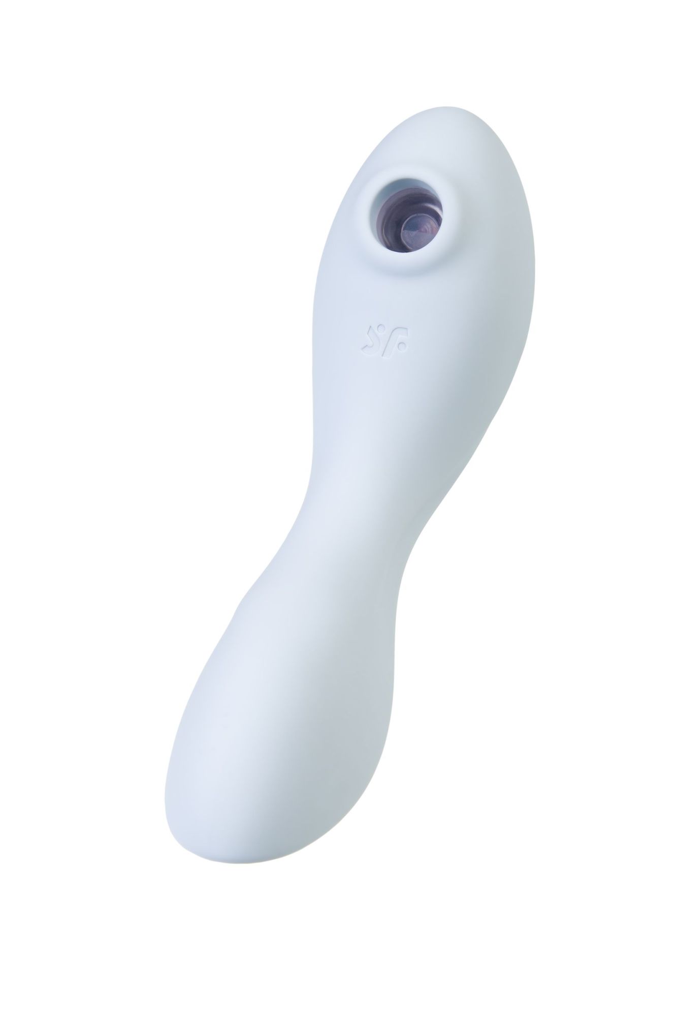 вакуумный стимулятор клитора satisfyer curvy trinity 5+, голубой в Воронеже