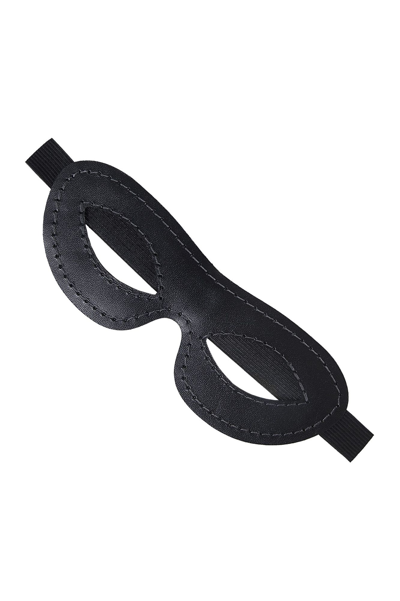 маска pecado bdsm, открытая овальная, натуральная кожа, черная в Воронеже