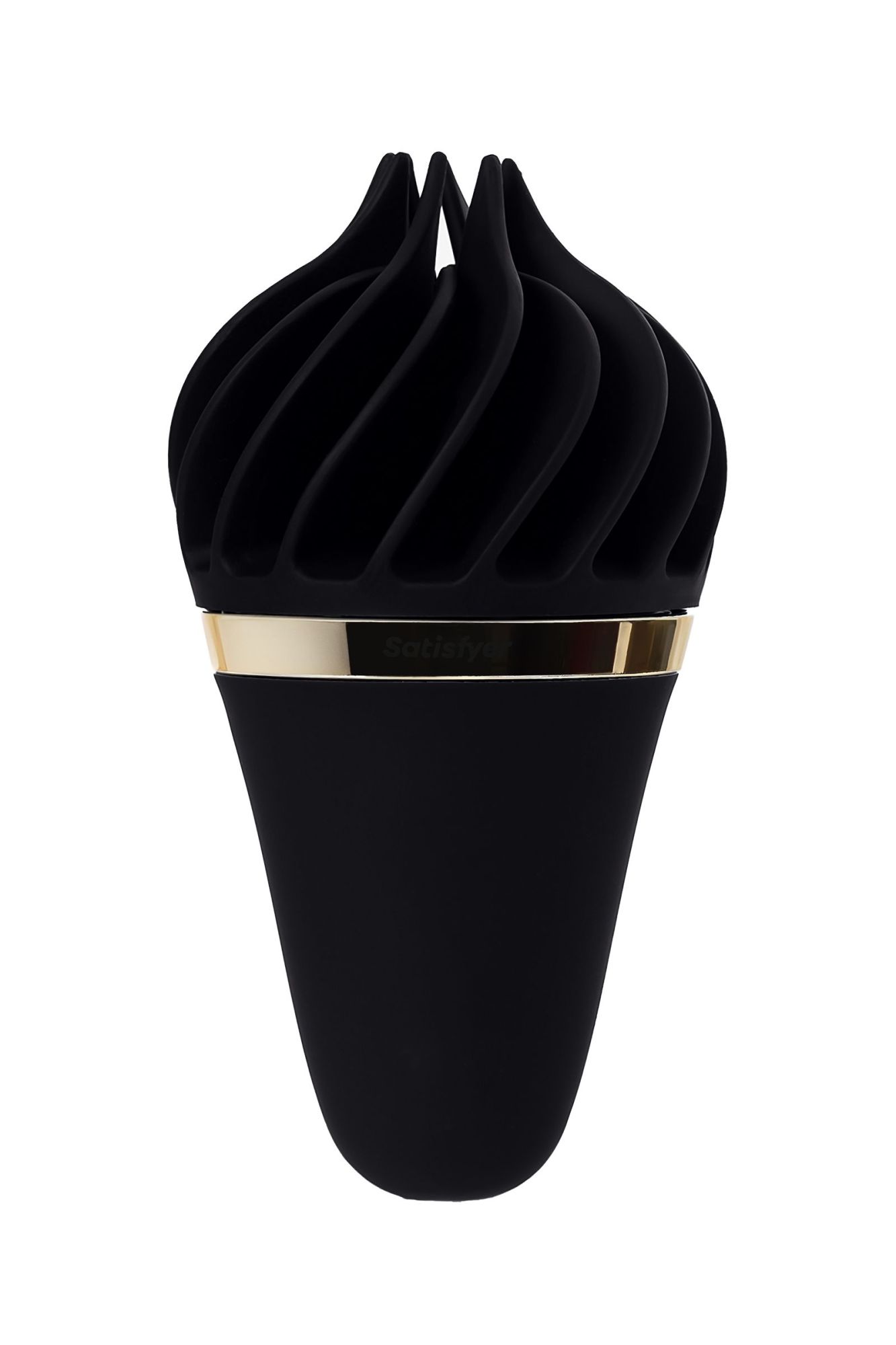 вибромассажер satisfyer layons sweet treat, силикон, черный, 10,4 см. в Воронеже