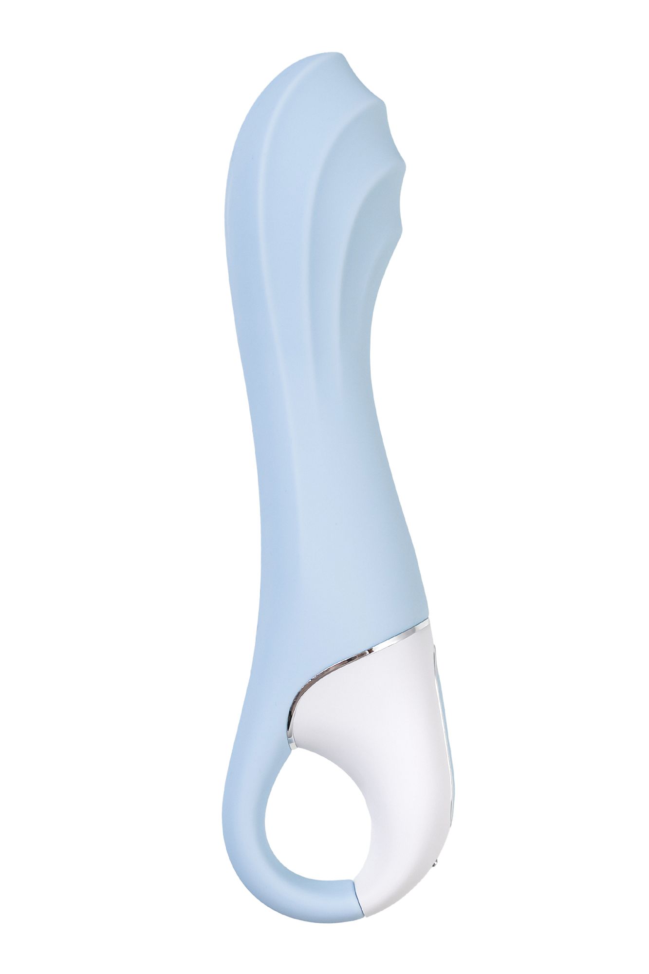 нереалистичный вибратор satisfyer air pump vibrator 5, силикон, голубой,  см. в Воронеже