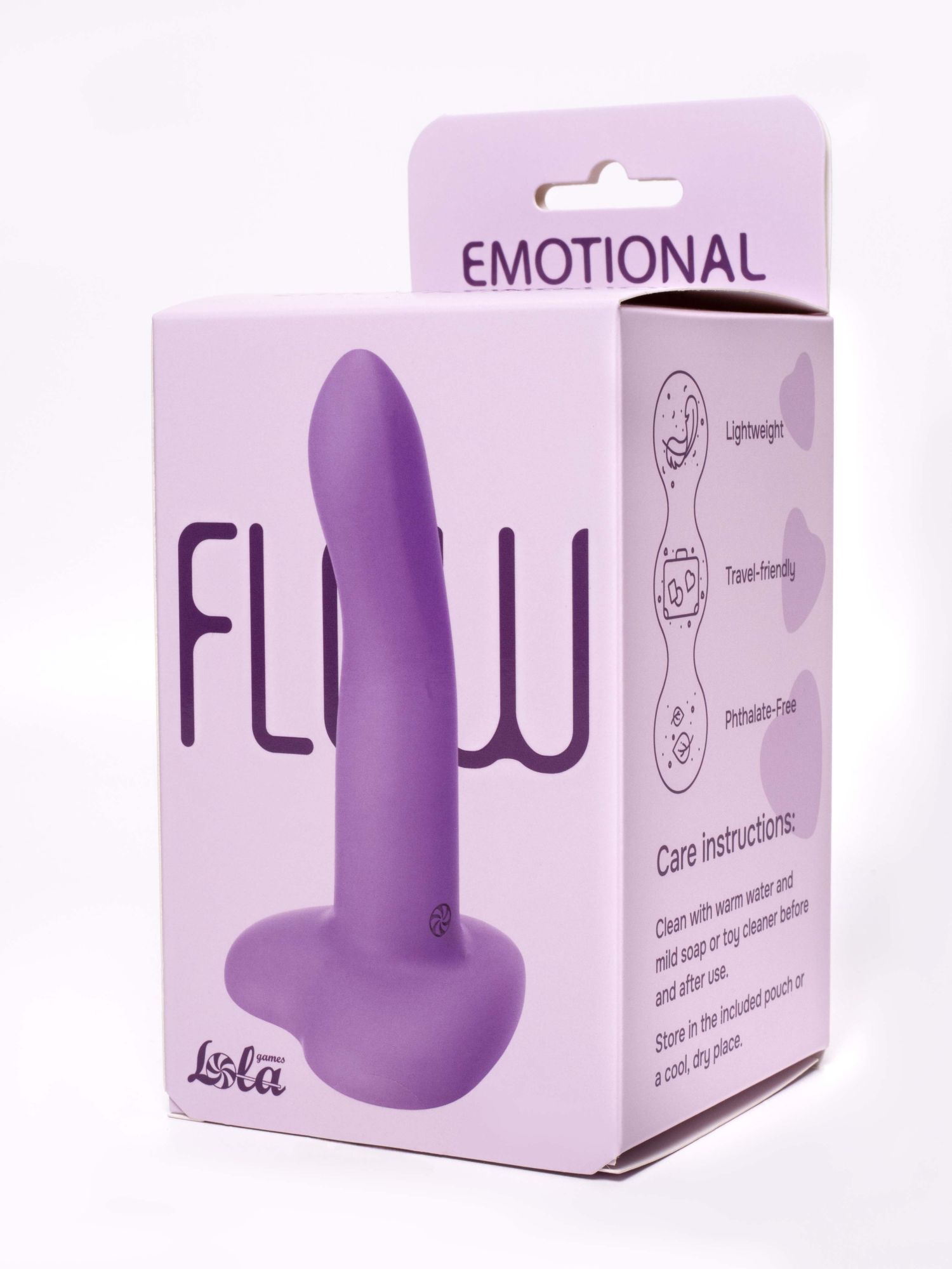нереалистичный дилдо emotional purple 2045-01lola в Воронеже