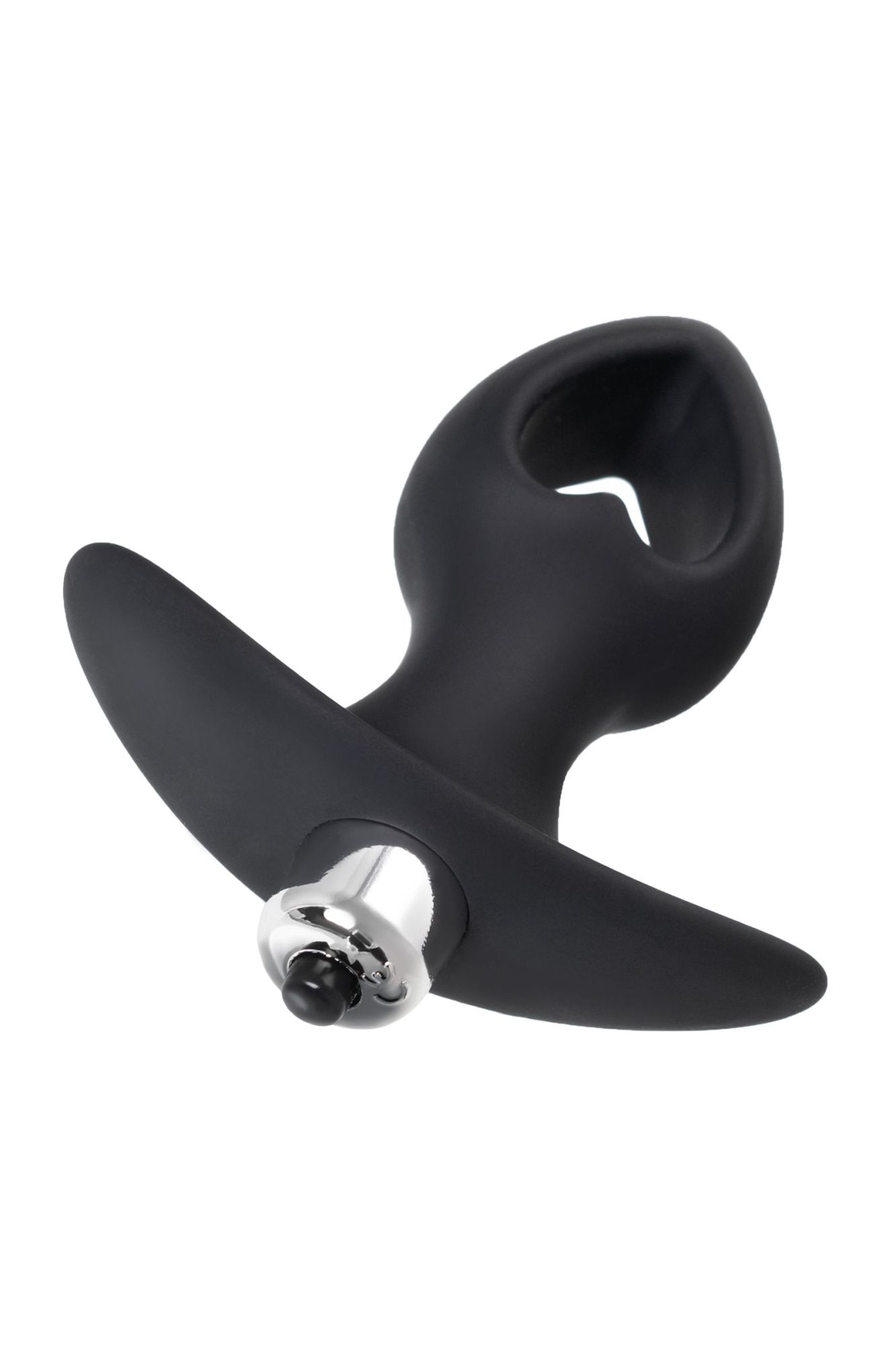 анальная вибровтулка-расширитель popo pleasure by toyfa cordis s, силикон, черная, 10 см, ø 4 см в Воронеже