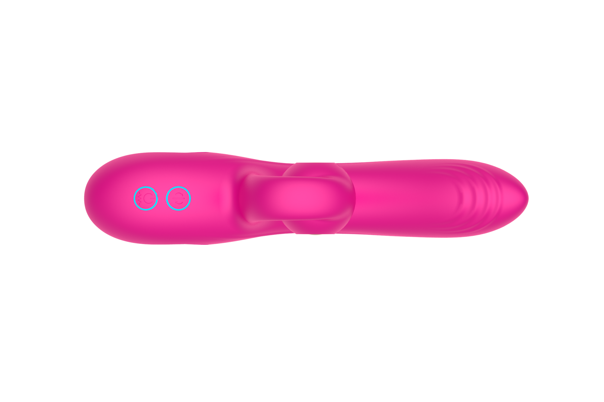 силиконовый вибратор-кролик с функцией вращения sw3052-hot-pink в Воронеже