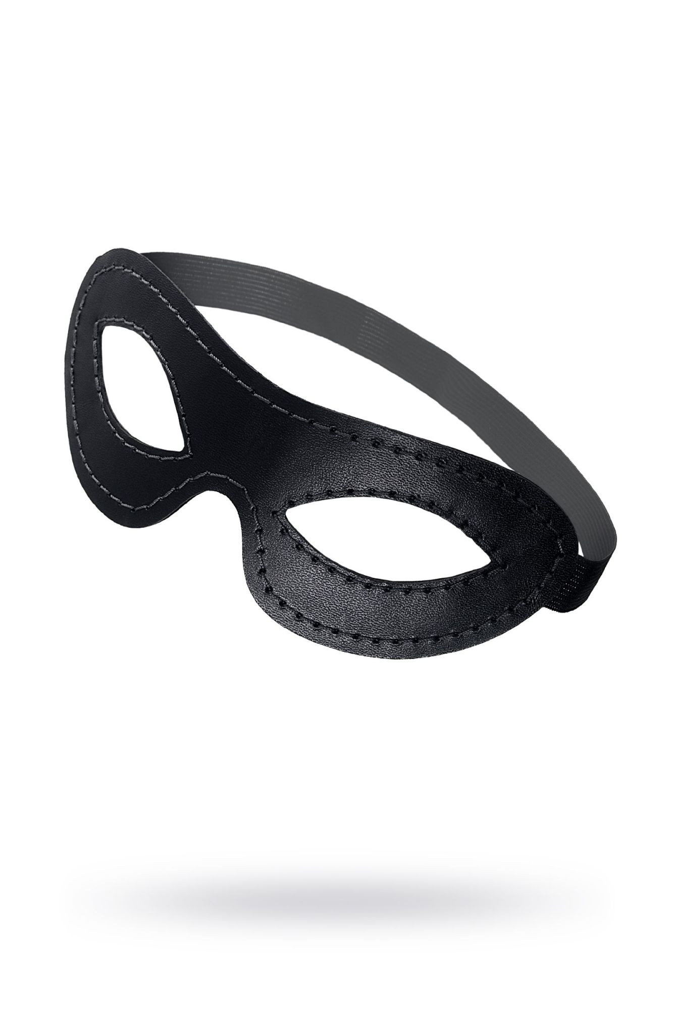 маска pecado bdsm, открытая овальная, натуральная кожа, черная в Воронеже