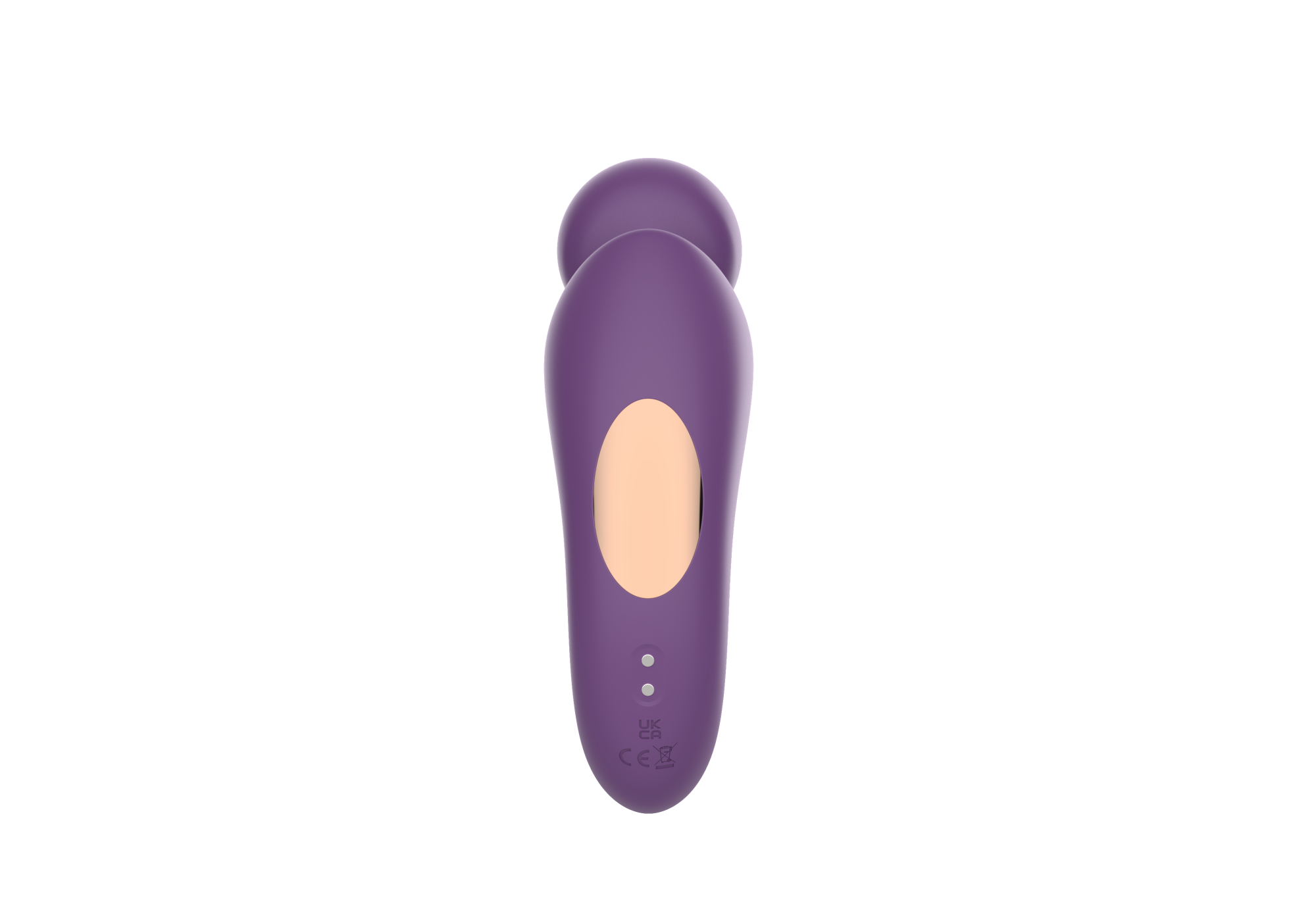 вибратор- вонд с изогнутым корпусом secwell sw24125-purple в Воронеже