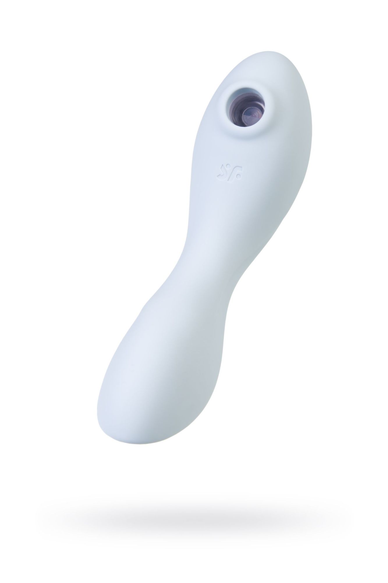 вакуумный стимулятор клитора satisfyer curvy trinity 5+, голубой в Воронеже