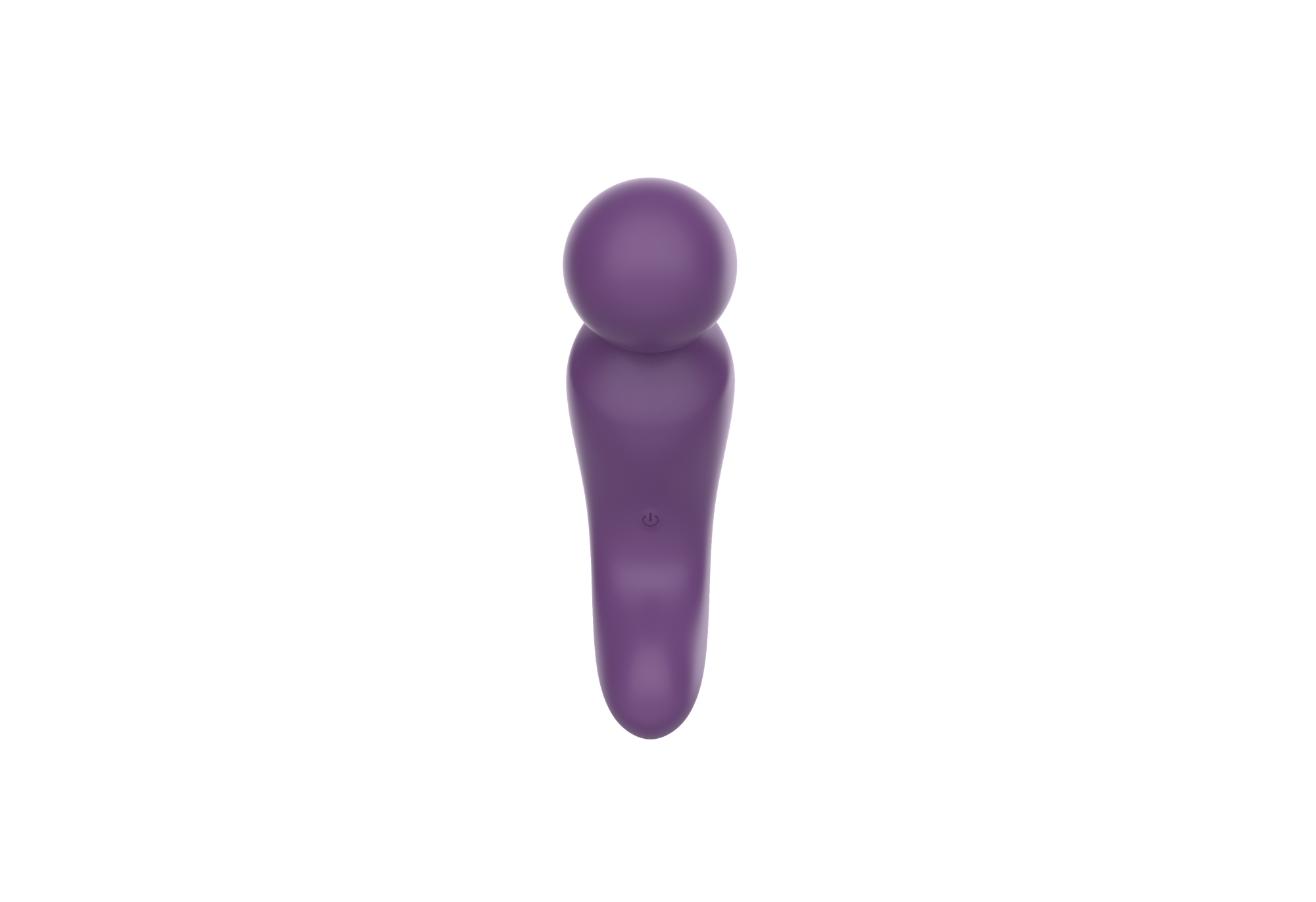 вибратор- вонд с изогнутым корпусом secwell sw24125-purple в Воронеже