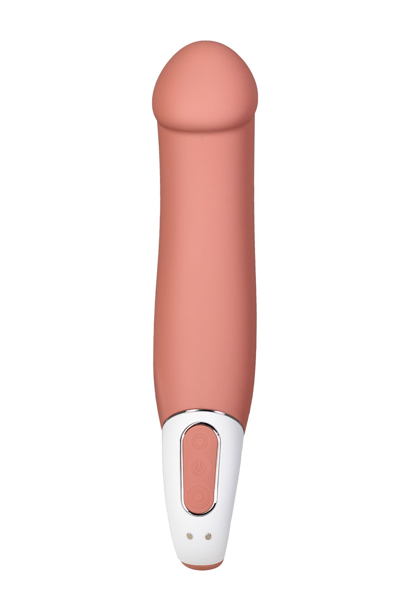 нереалистичный вибратор satisfyer vibes master, силикон, бежевый, 23,5 см. в Воронеже
