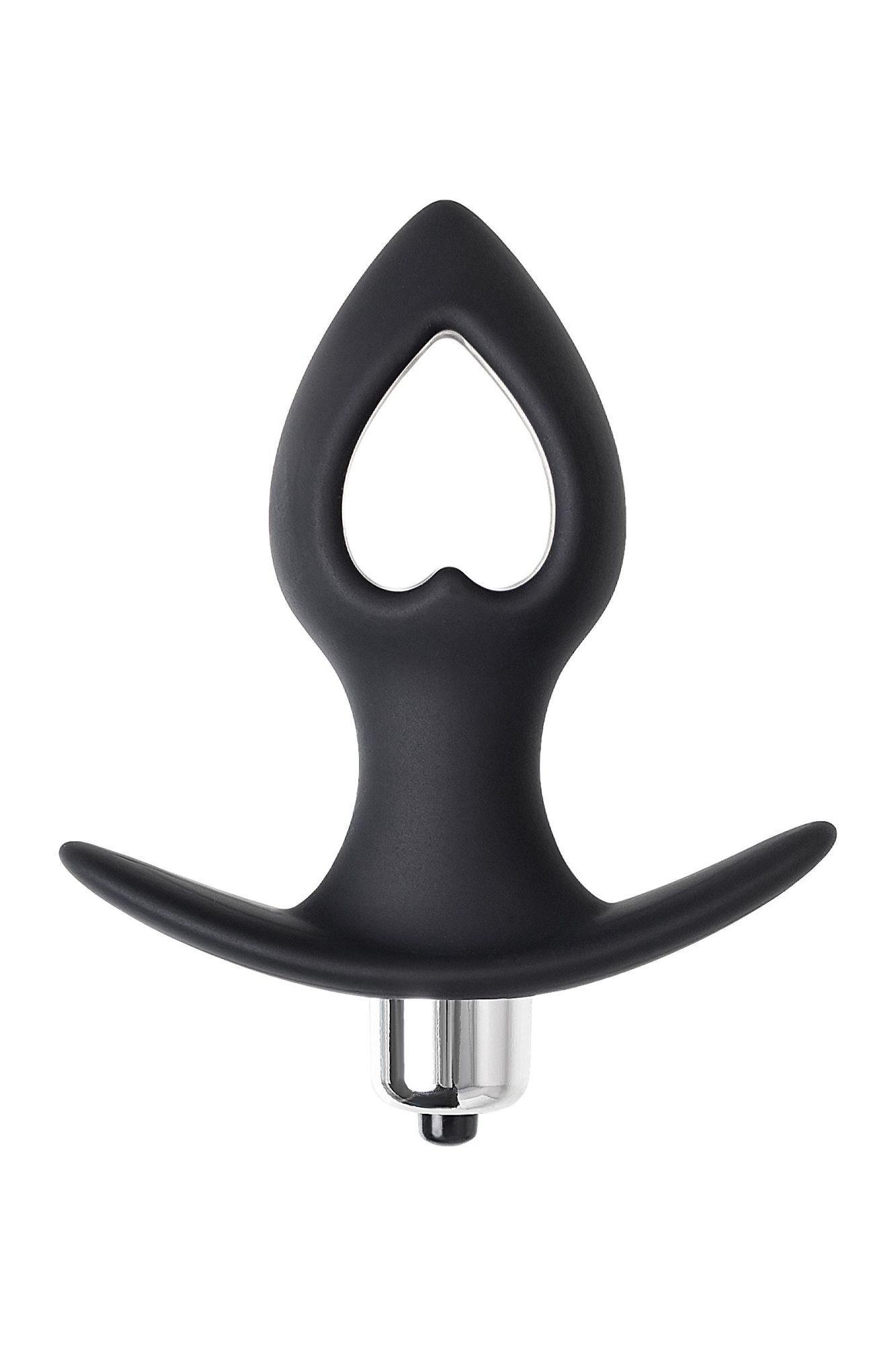 анальная вибровтулка-расширитель popo pleasure by toyfa cordis s, силикон, черная, 10 см, ø 4 см в Воронеже