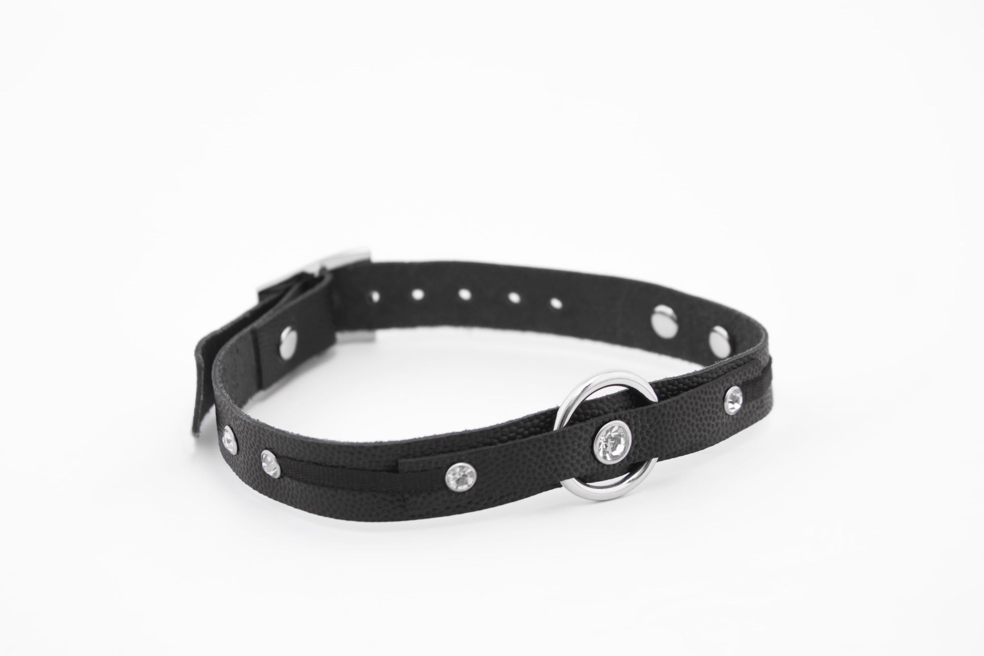 чокер с кольцом pinkrabbit, чёрный в Воронеже