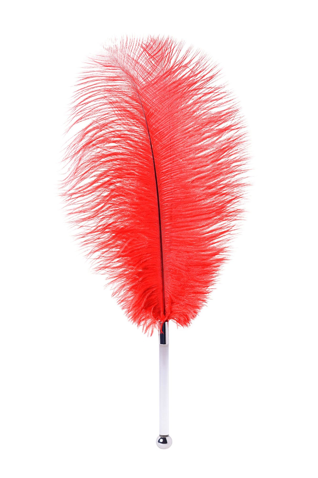 перо toyfa theatre, страусиное, красный, 40 см в Воронеже