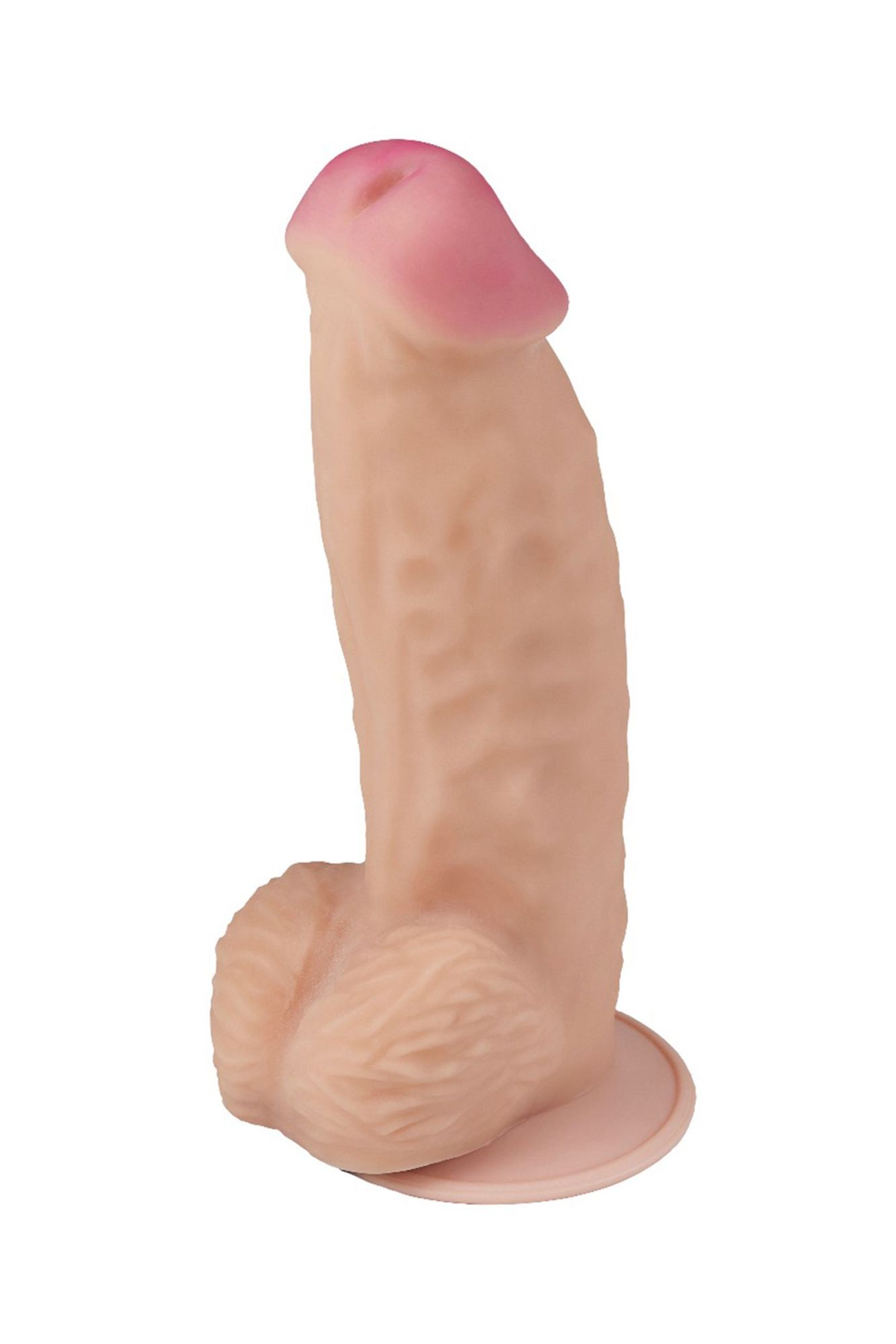 фаллоимитатор неоскин - супергигант с присоской lovetoy, tpr, телесный, 34,5 см в Воронеже