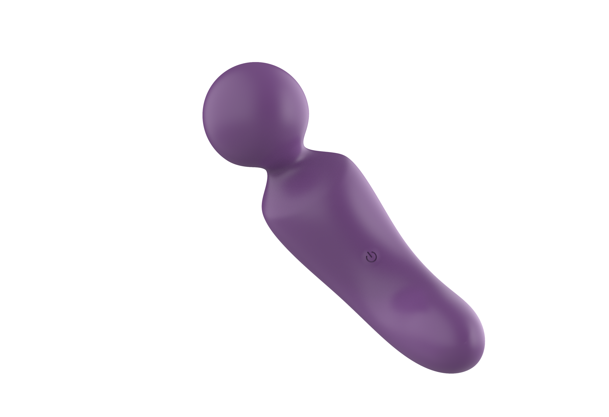 вибратор- вонд с изогнутым корпусом secwell sw24125-purple в Воронеже