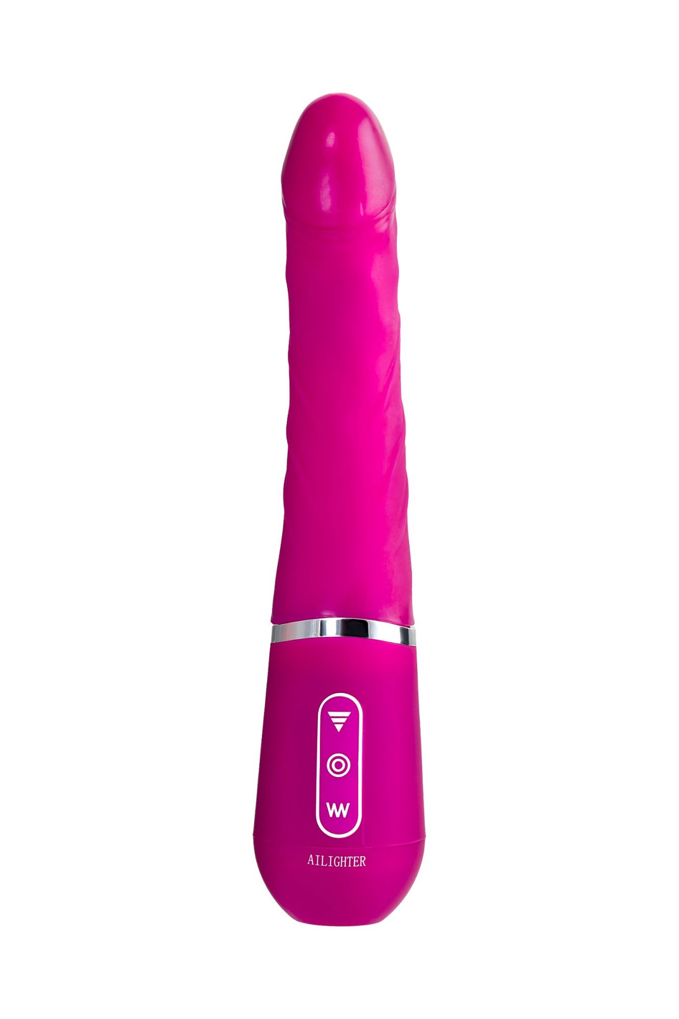 нереалистичный вибратор ailighter smart telescopic lover, tpe, розовый, 27,1 см. в Воронеже