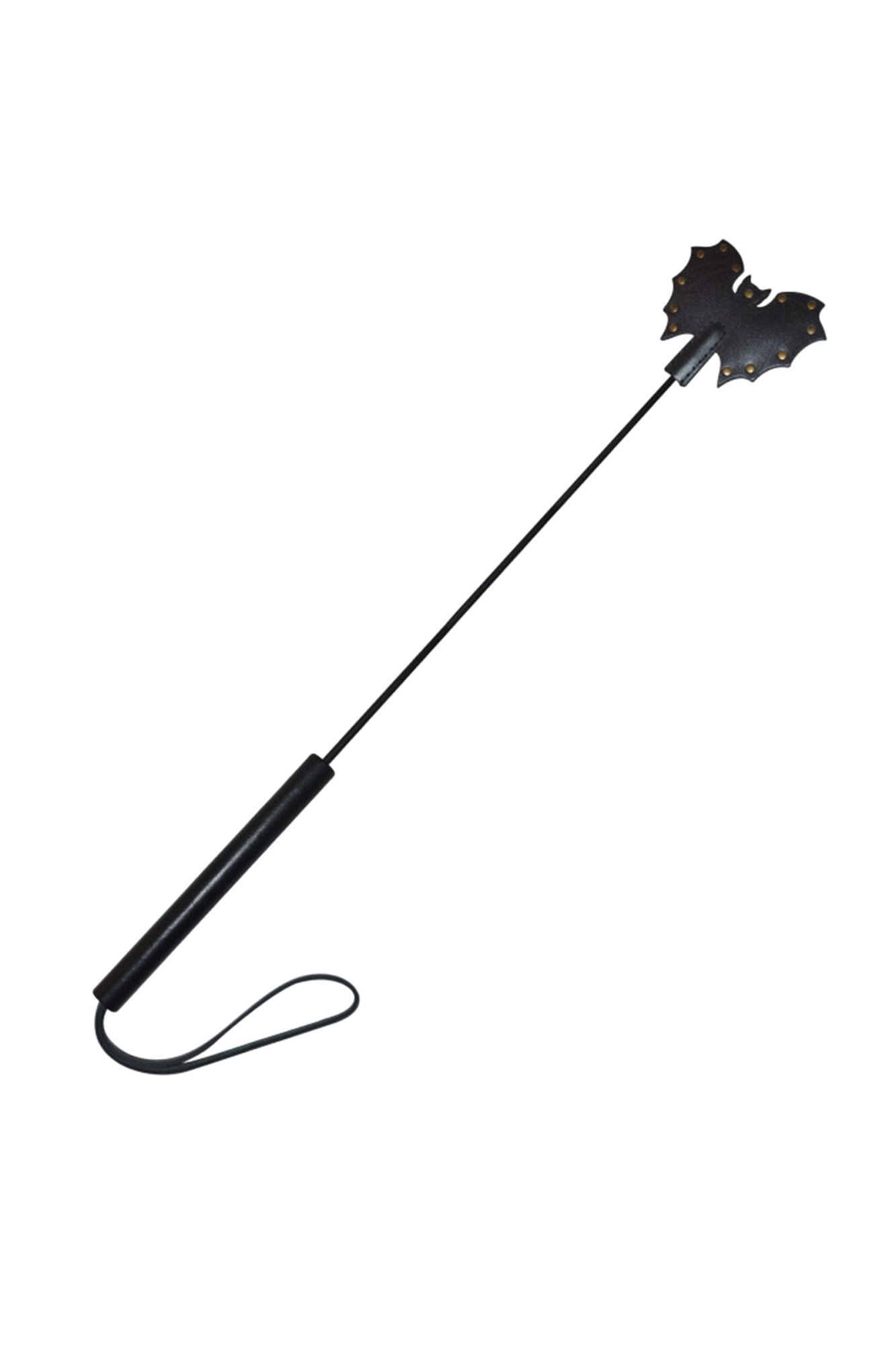 стек sitabella «летучая мышь», кожа, чёрный, 63 см в Воронеже