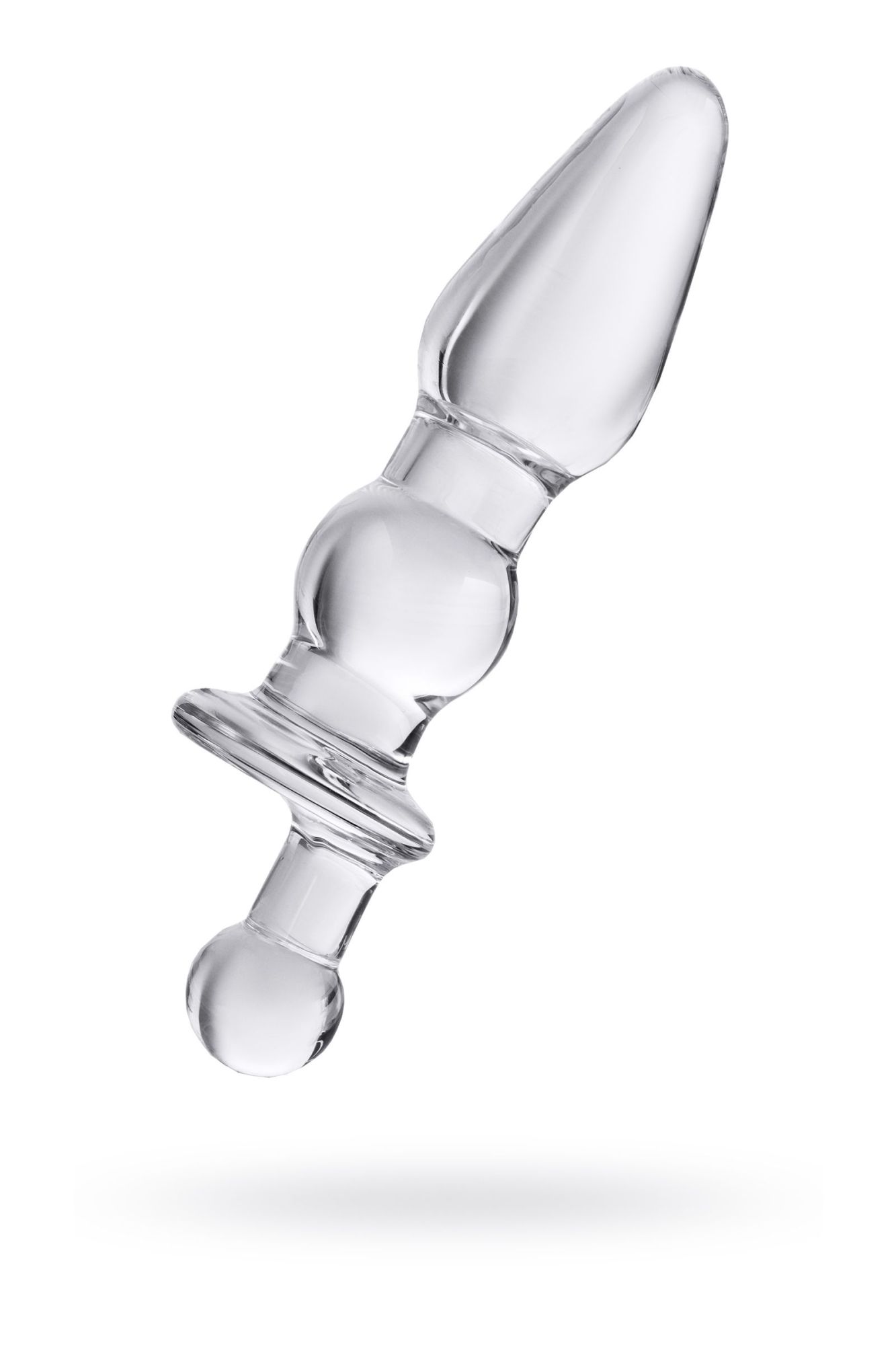 анальная втулка sexus glass, стекло, прозрачная, 17 см, ø 3,5 см в Воронеже