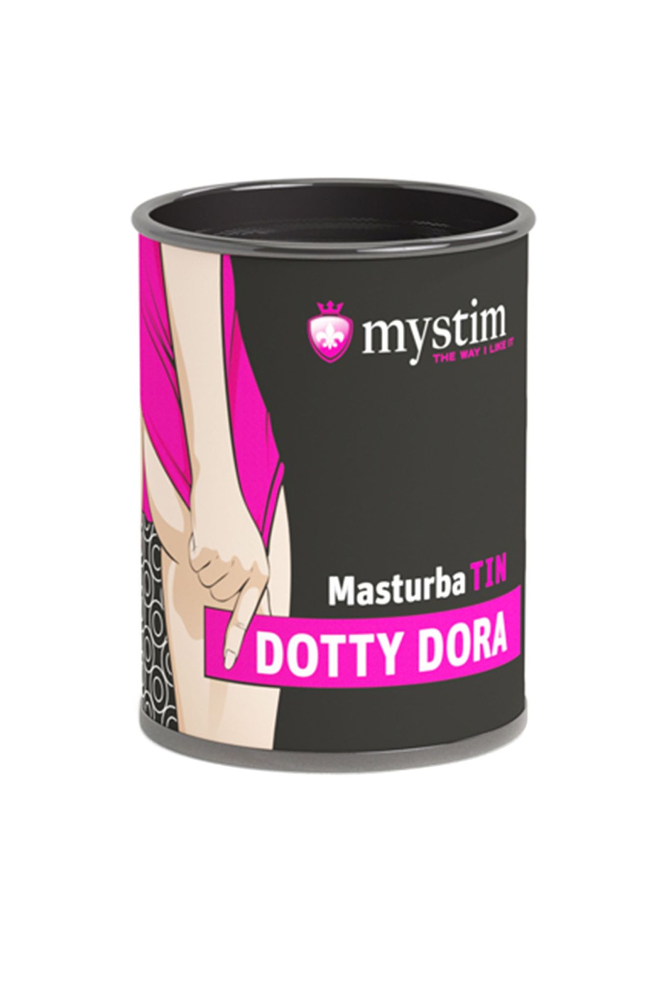 мастурбатор mystim masturbatin dotty dora, tpe, белый, 4,5 см в Воронеже