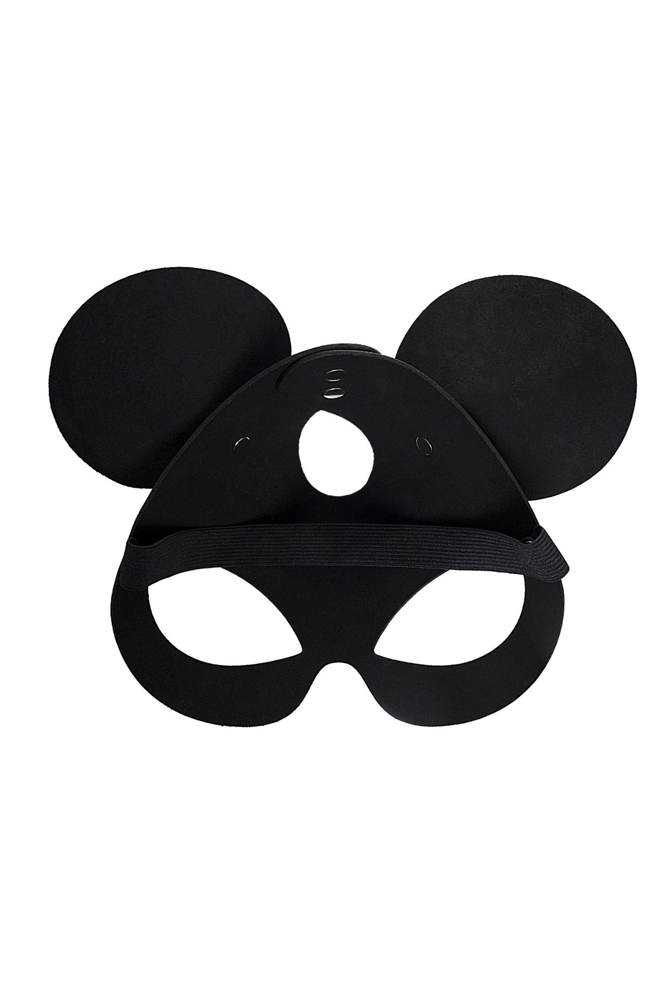 маска pecado bdsm, с ушками мышки, натуральная кожа, черный в Воронеже