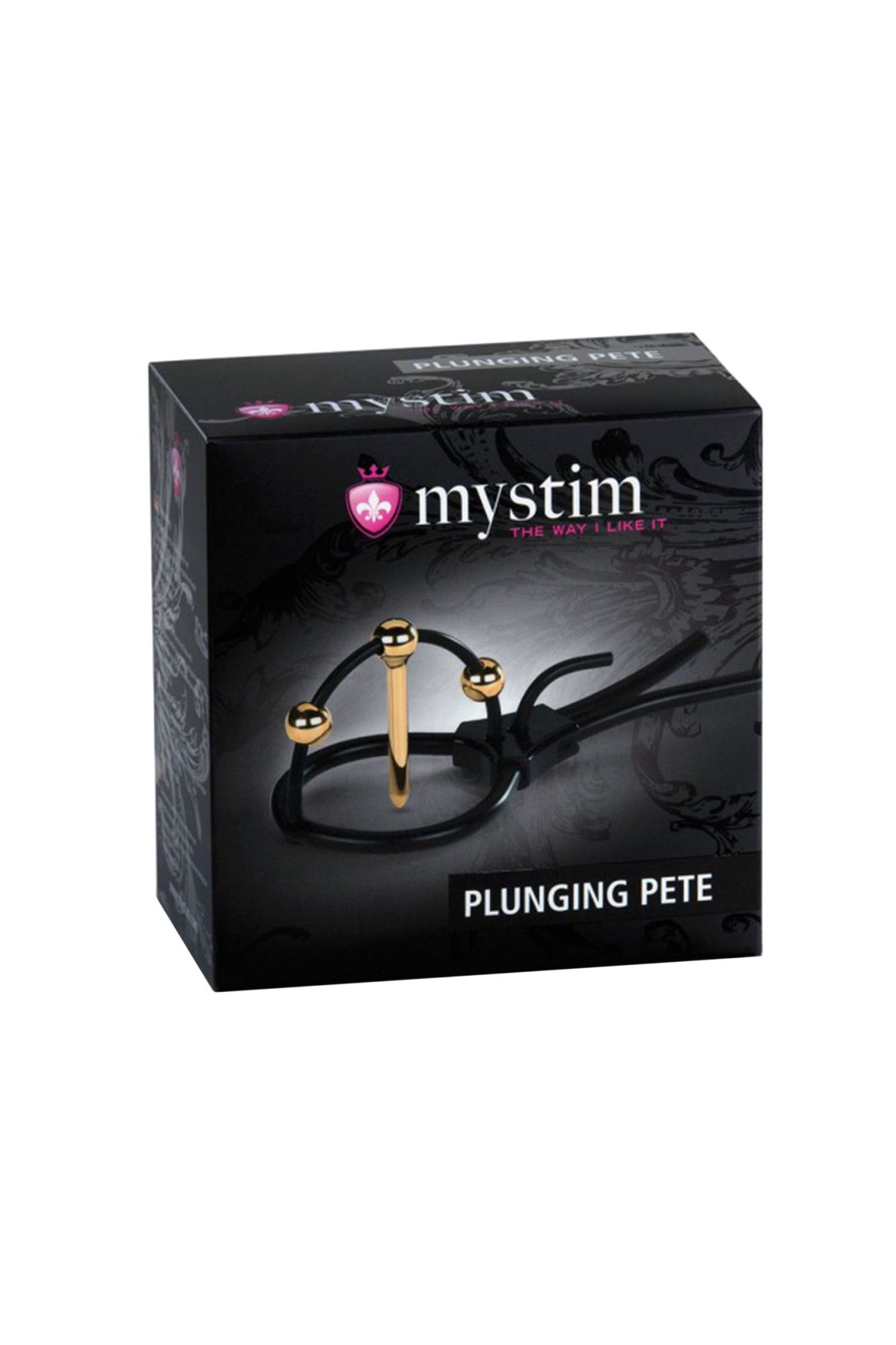 электросбруя mystim plunging pete, силикон, черный, 14 см в Воронеже
