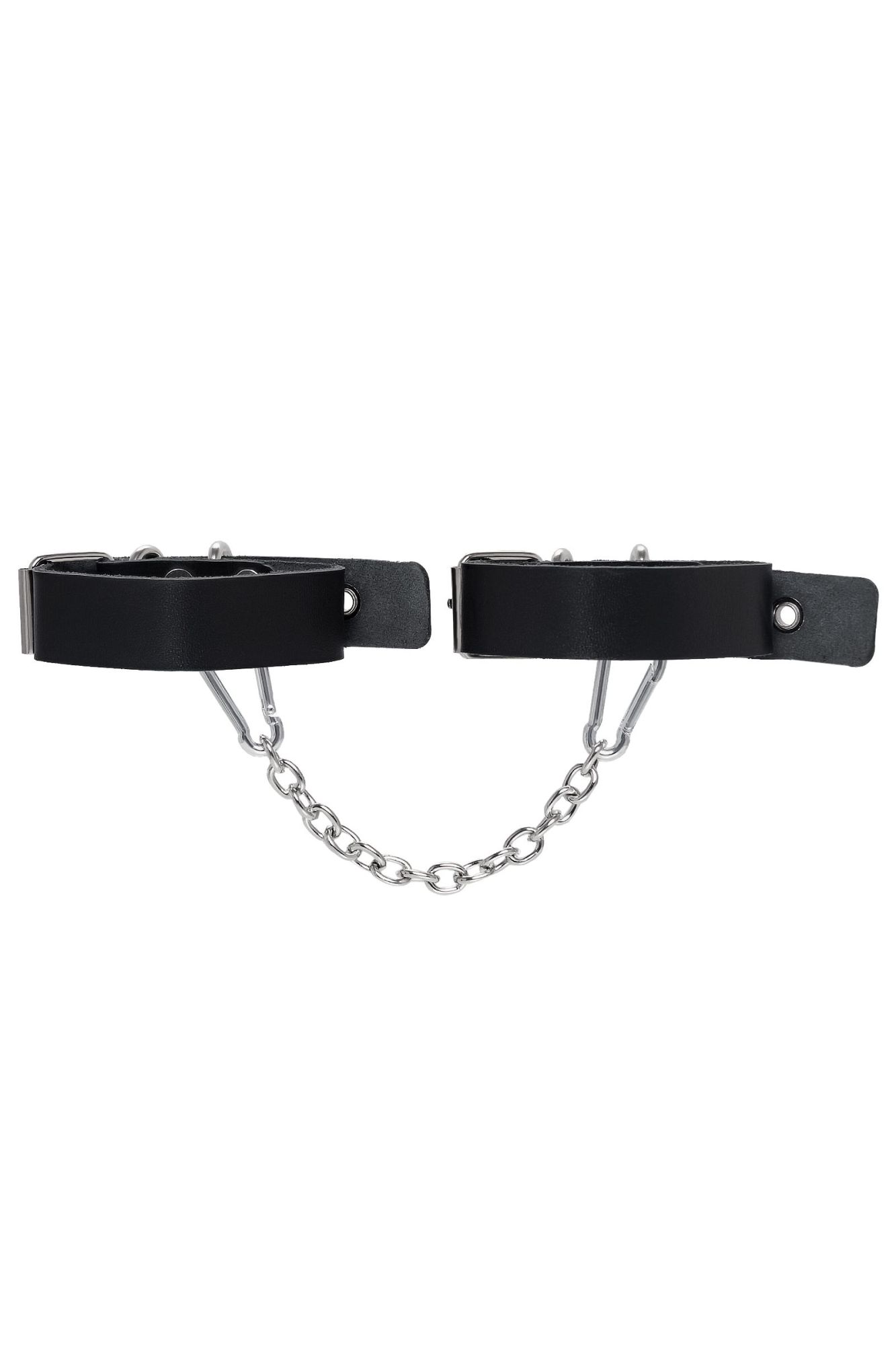 оковы pecado bdsm, из одного ремешка с люверсами, натуральная кожа, чёрные в Воронеже